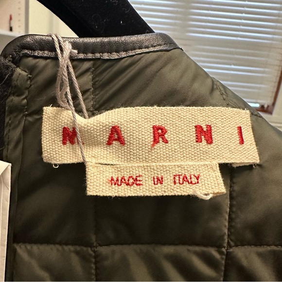 Marni real fur and leather vest - Picture 6 of 10